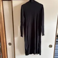 AZUL ブラック タートルネックニットワンピース M