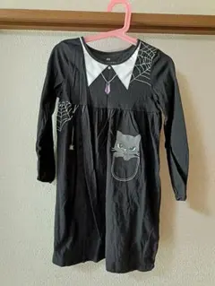 H&M 110/116（4-6Y）ハロウィン柄 長袖ワンピース