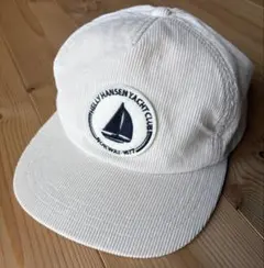 HELLY HANSEN ヘリーハンセン コーデュロイ キャップ 白 セーリング