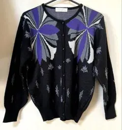CADORNA ヴィンテージ花柄カーディガン Mサイズ　希少お得