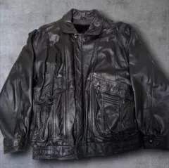 90s vintage a-2 レザー フライトジャケット ライナー付き 脱着可