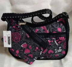 LeSportsac×Barbieコラボ バービーのシルエット柄 バックパック大