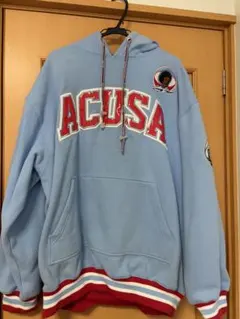 ACUSA ロゴ パーカー 水色のサムネイル