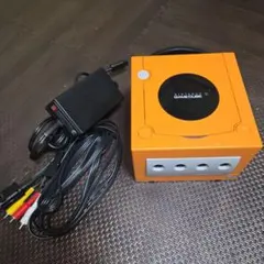 オレンジ ゲームキューブ 本体とコントローラーセット