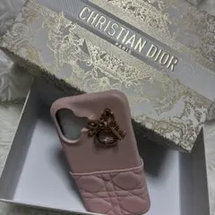現行　Christian Dior 16iPhoneケース ハート キルティング 現行 Christian Dior 16iPhoneケース ハート キルティング - メルカリ
