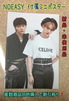StrayKids スキズ　NOEASY 付属ミニポスター リノ・アイエン