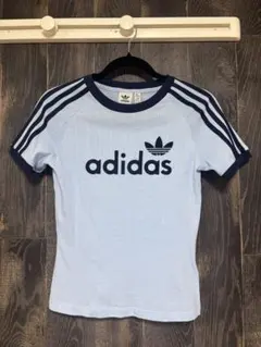 adidas オリジナルス 半袖Tシャツ ライトブルー
