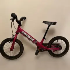 STRIDER バランスバイク 14X ピンクカラー 大人気 キックバイクのサムネイル