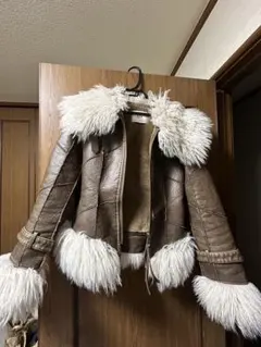 SLY TINY VINTAGE CRACK B-3 ジャケット　レザーのサムネイル