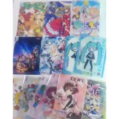 初音ミク キラキラクリアカードコレクション ウエハースカード 15枚セット