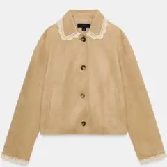 【最終値下げ】ZARA フェイクスエードジャケット M アウター