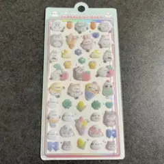 コットンパフィー　フロッキーシール　ボンボンドロップ　シマエナガ