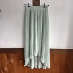 ZARA ミントグリーン プリーツスカート EUR XS