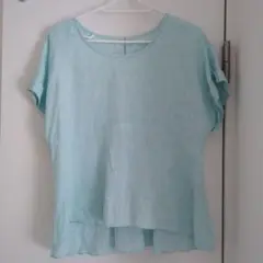 UNTITLED 水色 半袖チュニック