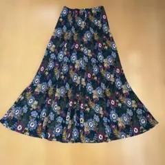 RETRO GIRL花柄 フレアスカート