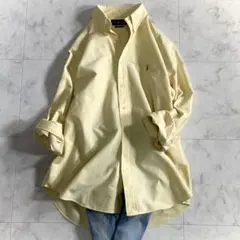 ラルフローレン オックスフォードシャツ ボタンダウン ゆったり XL