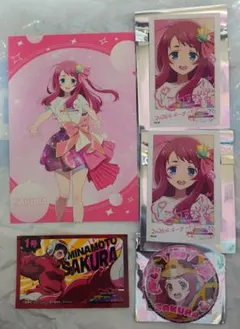 ゾンビランドサガ ゾンサガ 缶バッジ 源さくら 色紙 ポストカード 特典