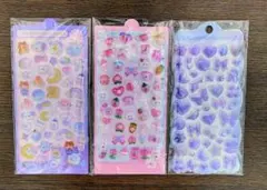 ぷっくりシール 3セット