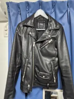 ZARA ブラック ライダースジャケット M