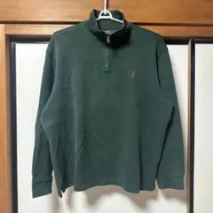 【90s】Ralph Lauren ラルフローレン　スウェット　ハーフジップ