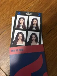 TWICE THIS IS FOR グッズ ランダム証明写真ステッカー ツウィ