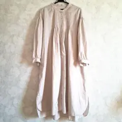 Gauze# ピンタック ロングシャツ