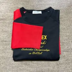 【レッド】YONEX ヨネックス All Kinki バドミントン ロンＴ L