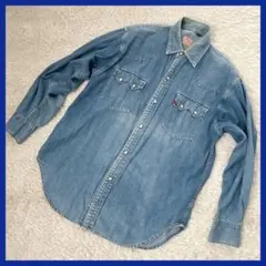 Levi’s 90s 】デニム ウエスタンシャツ スコービル 香港製 ジャパン