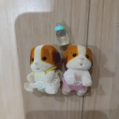 シルバニアファミリー　シフォンイヌのふたご　赤ちゃん