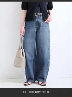 B.C STOCK BARREL BAGGY JEAN 36 ブルー　デニムのサムネイル