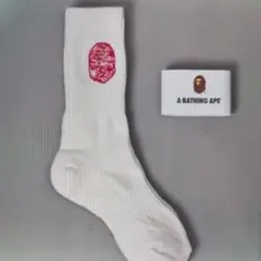 ラスト1点 A BATHING APE ソックスセット ホワイト