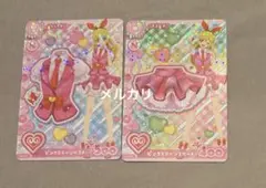 アイカツ!アンコール! 星宮いちご　ピンクステージコーデ　カード　スクールコーデ