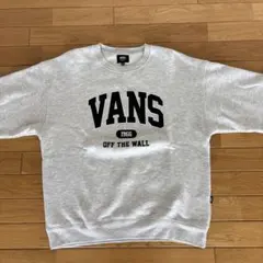 VANS バンズ スウェット M グレー カレッジロゴ 1966 裏起毛のサムネイル