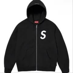 シュプリーム Sロゴ ジップパーカー ブラック XL 23FWのサムネイル