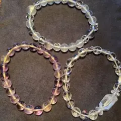 パワーストーンブレスレット3点