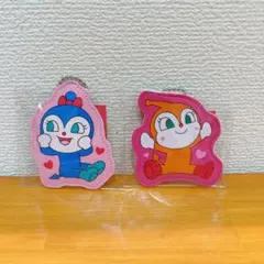 アンパンマン おなまえホルダー ドキンちゃん　コキンちゃん　2個セット