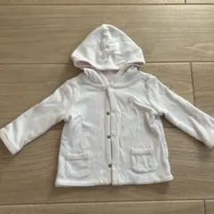 ピンク　フード付きカーディガン　ラルフローレン