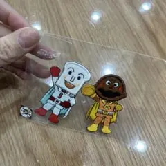 食パンマン、カレーパンマン刺繍ワッペン 2個セット