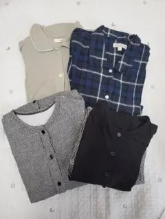 マタニティ パジャマ 4点セット　前開き　半袖