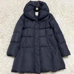 【極美品✨】ef-de ショールカラー ダウンコート 黒 9号