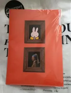 ミッフィー フェルメール展 クリアファイル 赤 レッド