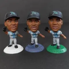 MLB ミニチュアーズ コリンシアン社 クロフォード 3 体 野球 フィギュア