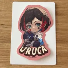 Crazy Raccoon CR グミ ステッカー　うるか　Uruca