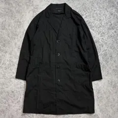 Y’s ワイズ ヨウジヤマモト ショップコート ブラック 2 コットンリネン Y's ワイズ ヨウジヤマモト ショップコート ブラック 2 コットンリネン