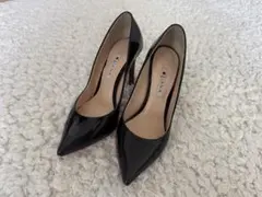 DIANA パンプス 黒 エナメル レッドソール 【23cm】