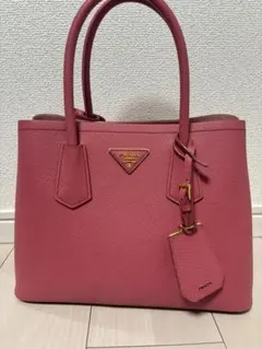 正規品 PRADA プラダ サフィアーノ ピンク バッグ - メルカリ