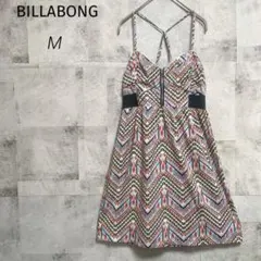 BILLABONG ビラボン【M】ミニワンピース 幾何学模様 エスニック柄のサムネイル
