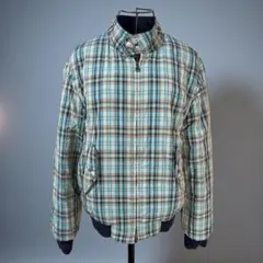 V86 ネイビー ジップアップジャケット リバーシブル　S　イタリア製