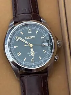 稼働　SEIKO アルピニスト　自動巻腕時計　純正ブレス付きのサムネイル