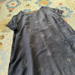 nop de nod 刺繍リネンレーヨン　Cornet ワンピース ゆったり